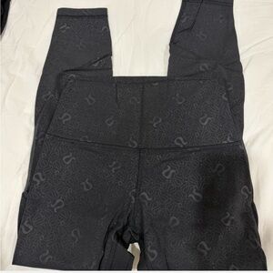 Lululemon Align With Pockets High-Rise YOGO Emboss Leggings Size 6 25”